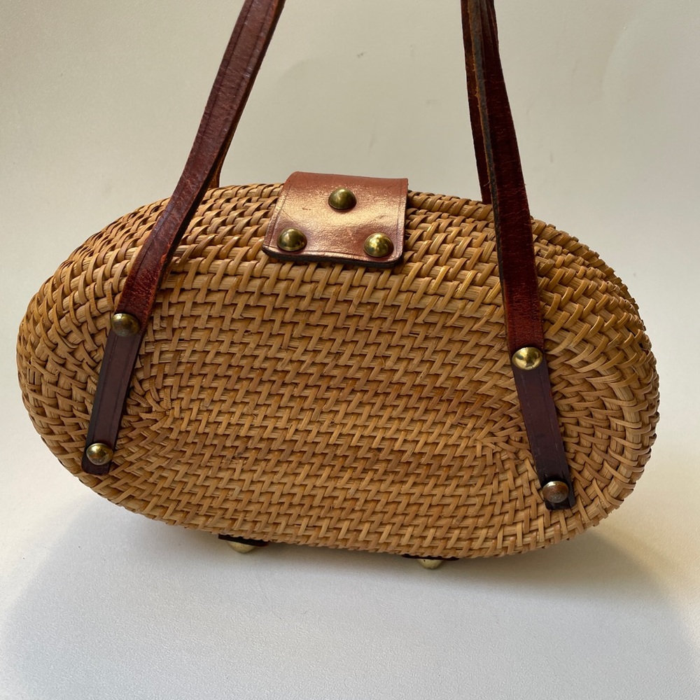 ๐HP๐ Vintage Boho Wicker Bag Clutch - Picture 4 of 9